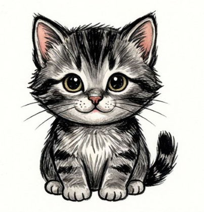 Урок: «Как нарисовать кота» — изображение 3