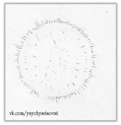 Точечная техника рисования, бумага, перо, тушь — изображение 9