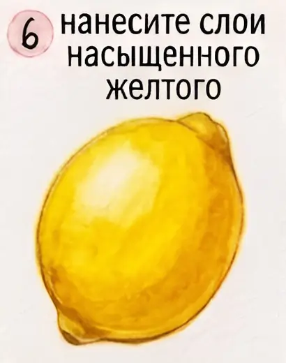 Урок: «Как нарисовать лимон акварелью» — изображение 7