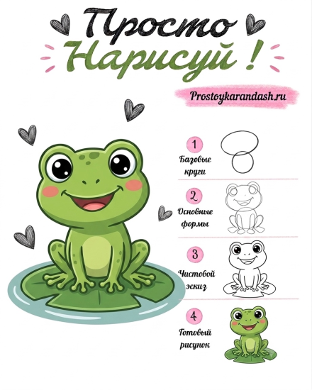 Как нарисовать лягушку — изображение 6